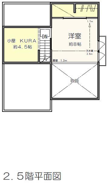 Floor plan. 24,800,000 yen, 4LDK, Land area 158.72 sq m , Building area 126.69 sq m 2.5F