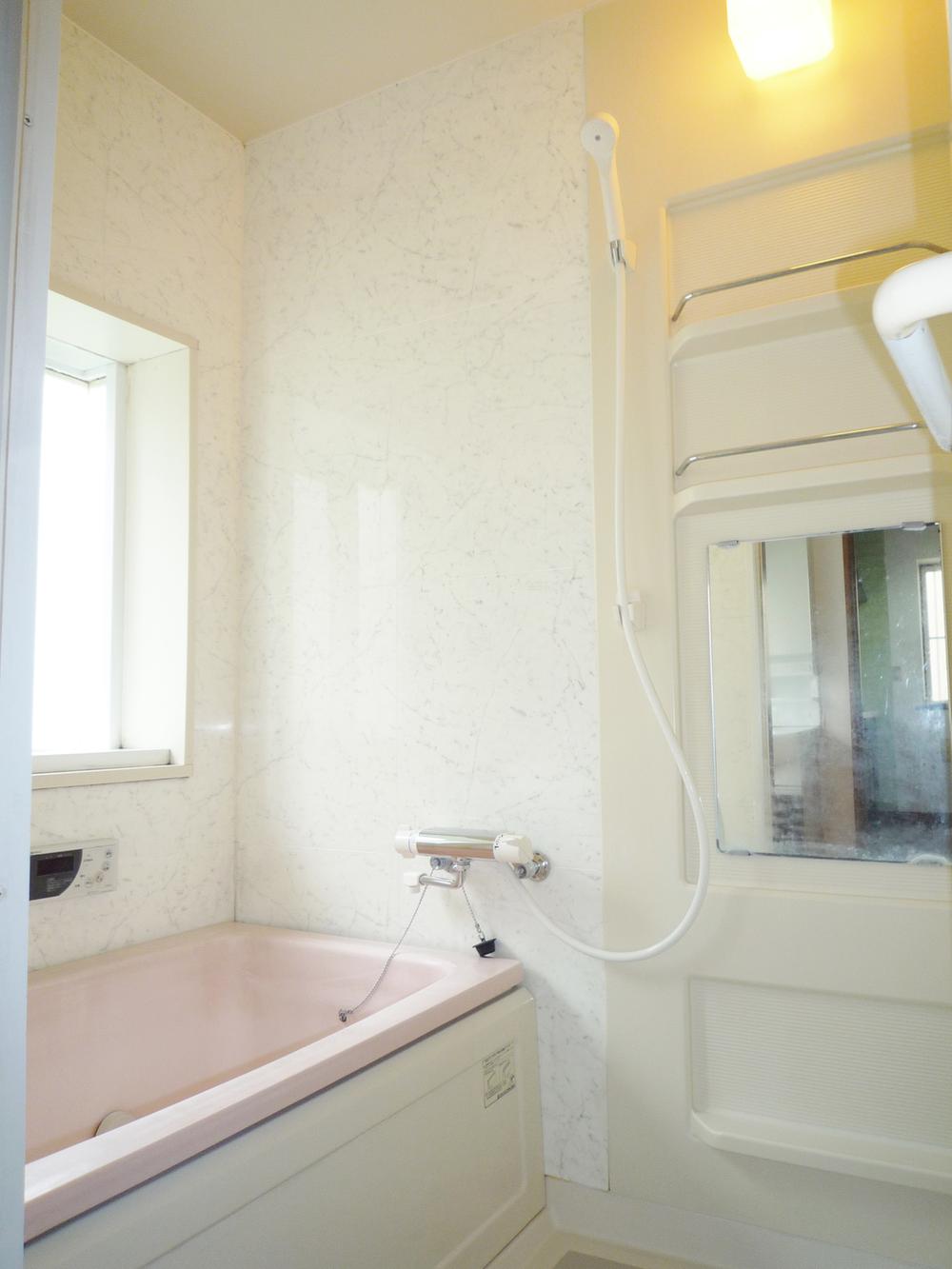 Bathroom. Bright colors system bus