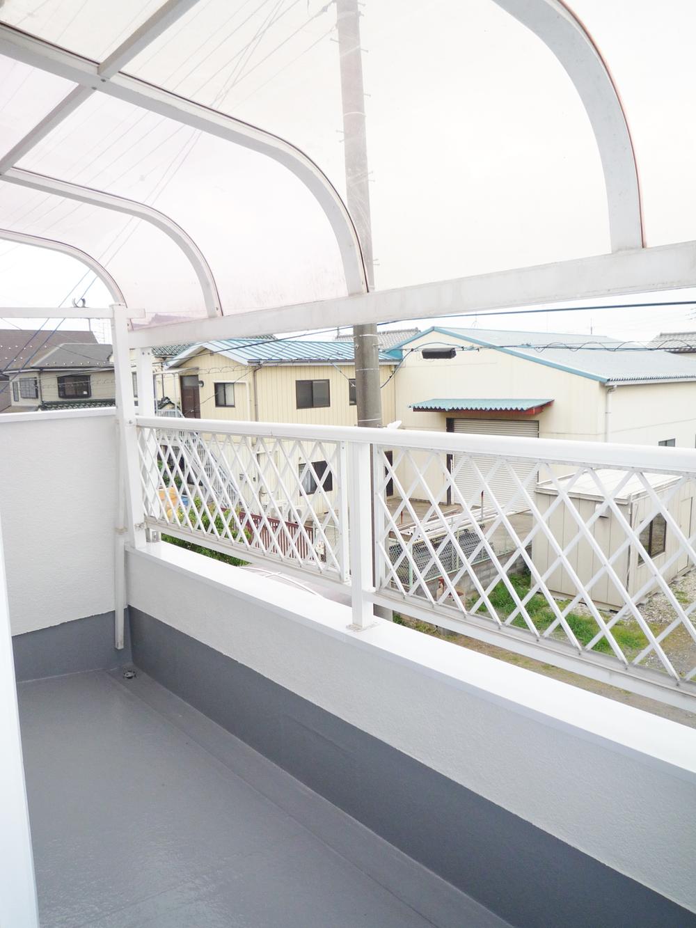 Balcony. Waterproof paint work already With sunroof