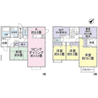 Floor plan. 4LD ・ K type