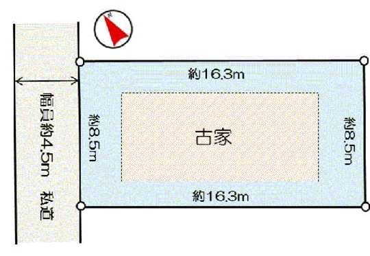 Compartment figure. Land plots land area / 140.09 sq m (42.37 square meters)