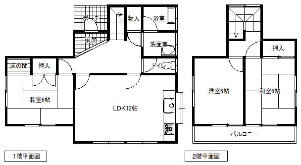Floor plan. 8.9 million yen, 3LDK, Land area 301 sq m , Building area 77 sq m