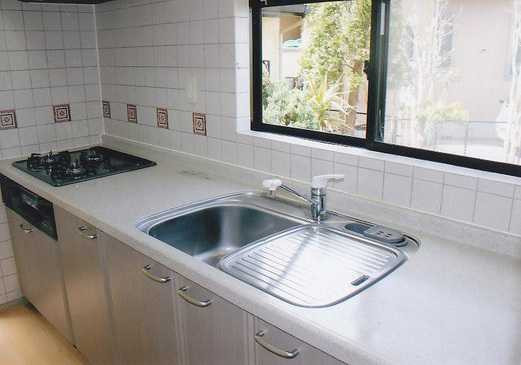 Kitchen. Bright design of the kitchen