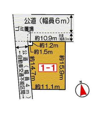 Compartment figure. Land area / 187.02 sq m
