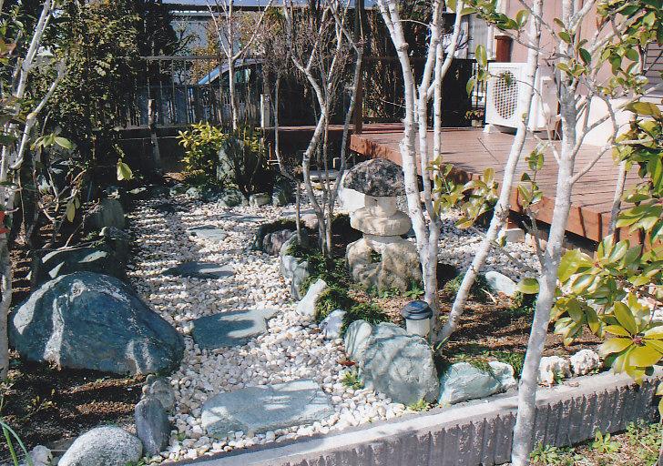 Garden. The south side of the mini garden
