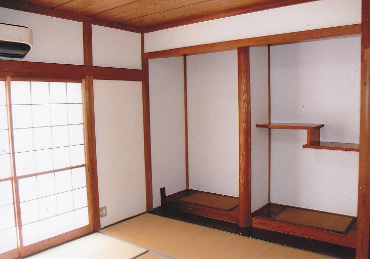 Other introspection. Alcove with a Japanese-style