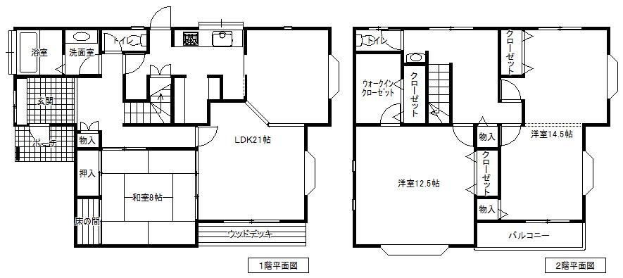 Floor plan. 12.9 million yen, 3LDK, Land area 214.53 sq m , Building area 149.04 sq m