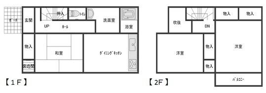 Floor plan. 4.8 million yen, 3DK, Land area 81.53 sq m , Building area 70.79 sq m