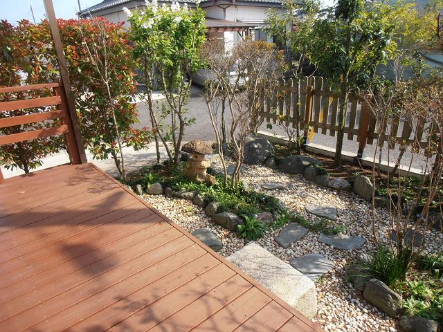 View photos from the dwelling unit. South wood deck & garden