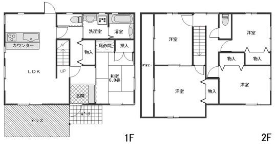 Floor plan. 19,800,000 yen, 5LDK, Land area 368.15 sq m , Building area 117.58 sq m