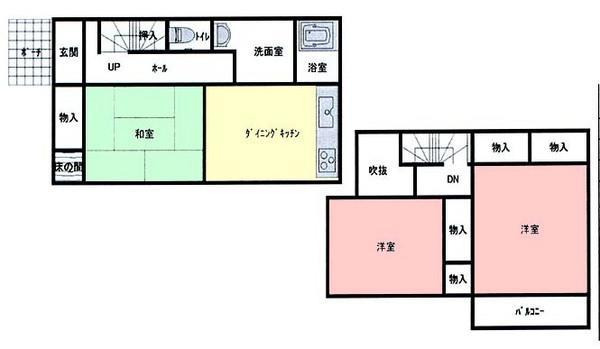 Floor plan. 4.8 million yen, 3DK, Land area 81.53 sq m , Building area 70.79 sq m