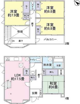 Floor plan. 4LDK type