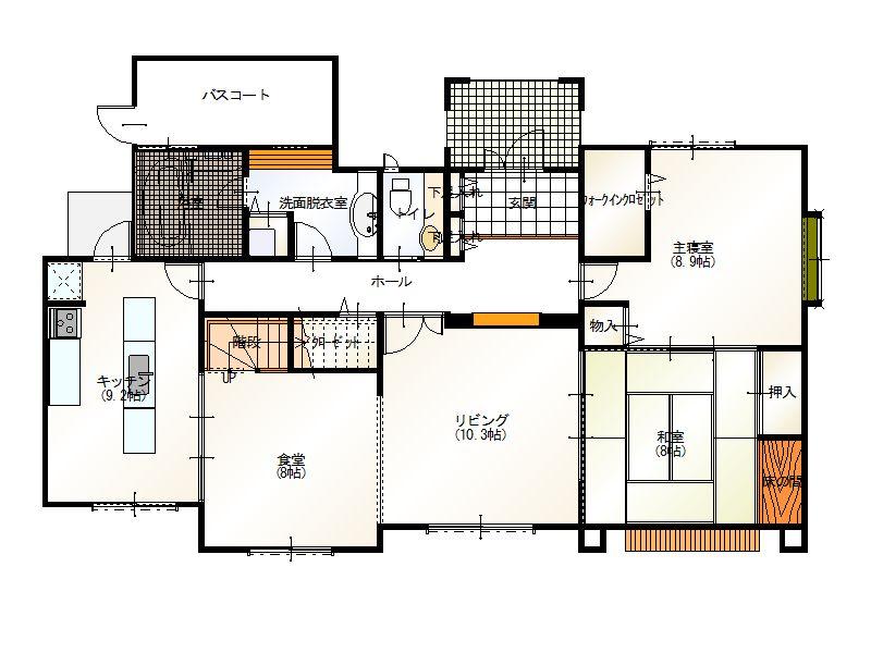 Floor plan. 42,800,000 yen, 4LDK, Land area 534.93 sq m , Building area 157.4 sq m 1F Floor Plan