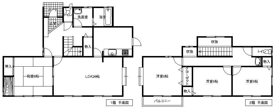 Floor plan. 14 million yen, 4LDK, Land area 200.07 sq m , Building area 109.71 sq m