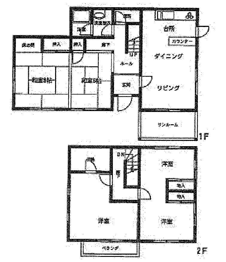 Floor plan. 12.8 million yen, 4LDK + S (storeroom), Land area 595 sq m , Building area 127.88 sq m