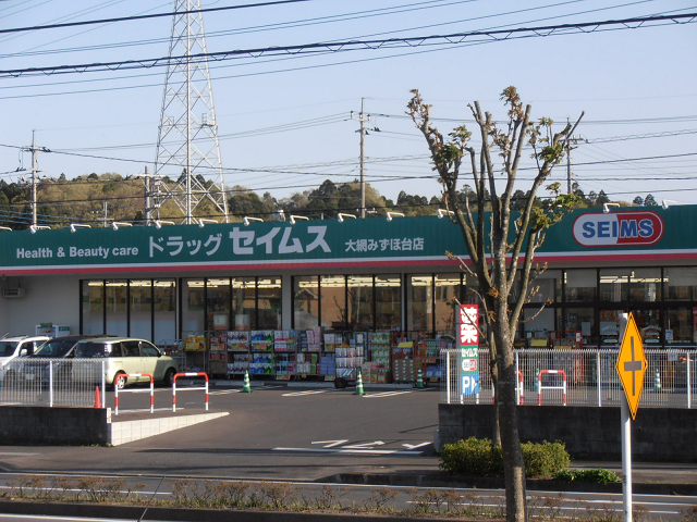 Dorakkusutoa. 180m until Seimusu (drugstore)