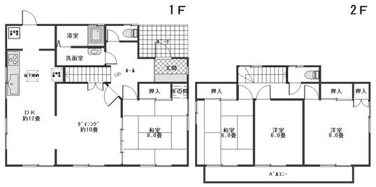 Floor plan. 6.9 million yen, 4LDK, Land area 267.83 sq m , Building area 118.41 sq m
