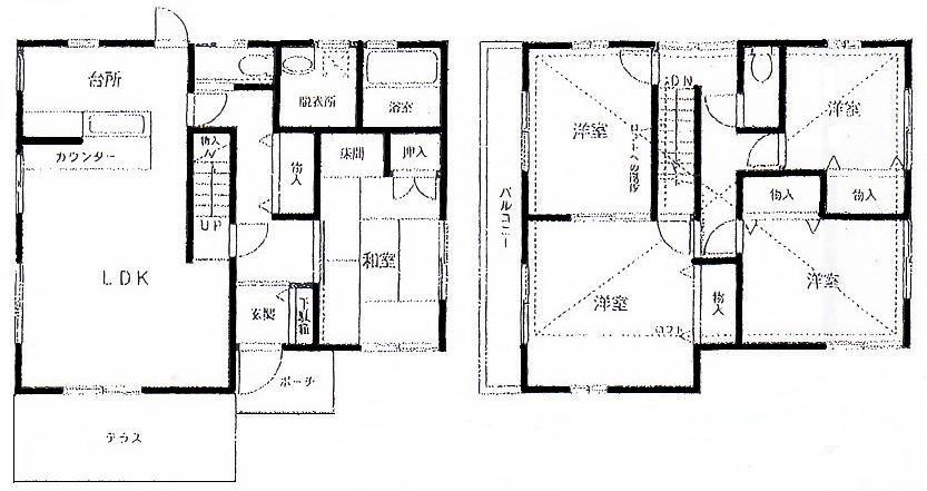 Floor plan. 19,800,000 yen, 5LDK, Land area 368.15 sq m , Building area 117.58 sq m