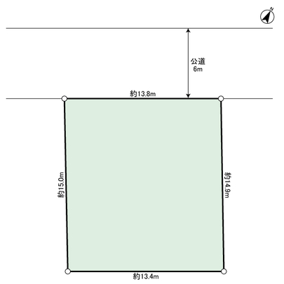 Compartment figure. (Land plots) land area / 205.38 sq m (62.12 square meters)