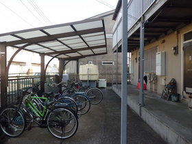 Other common areas. Bicycle storage is the entrance side.