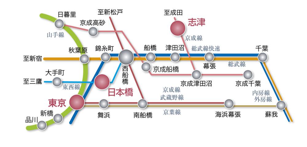 route map. Katsutadai a AzumaYo because the high-speed line transfer is also a 44 minutes until is easy Chin Tokyo because in one station is also recommended for those of Otsutome in Tokyo!