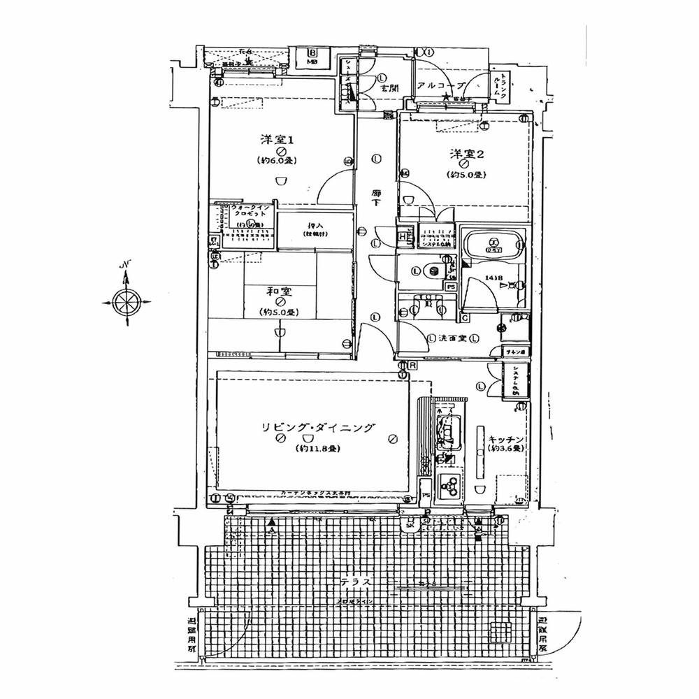 Floor plan. 3LDK + S (storeroom), Price 19,800,000 yen, Occupied area 72.63 sq m