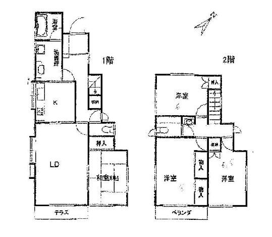 Floor plan. 18.5 million yen, 4LDK, Land area 269.3 sq m , Building area 105.99 sq m floor plan