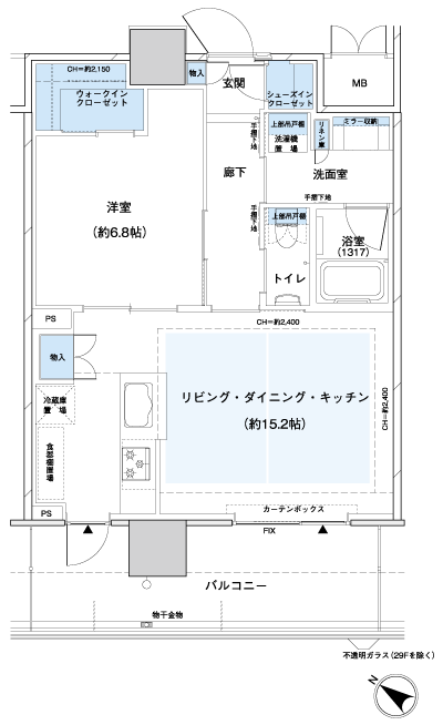 Floor: 1LDK + WIC + SIC, the occupied area: 55.28 sq m, Price: TBD