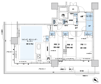 Floor: 3LDK + SIC + N, the occupied area: 83.94 sq m, Price: TBD