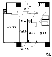 Floor: 3LDK + WIC, the occupied area: 86.44 sq m, Price: TBD