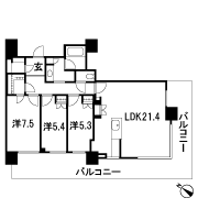 Floor: 3LDK + WIC + SIC, the occupied area: 88.82 sq m, Price: TBD