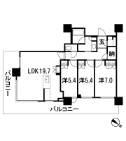 Floor: 3LDK + SIC + N, the occupied area: 83.94 sq m, Price: TBD