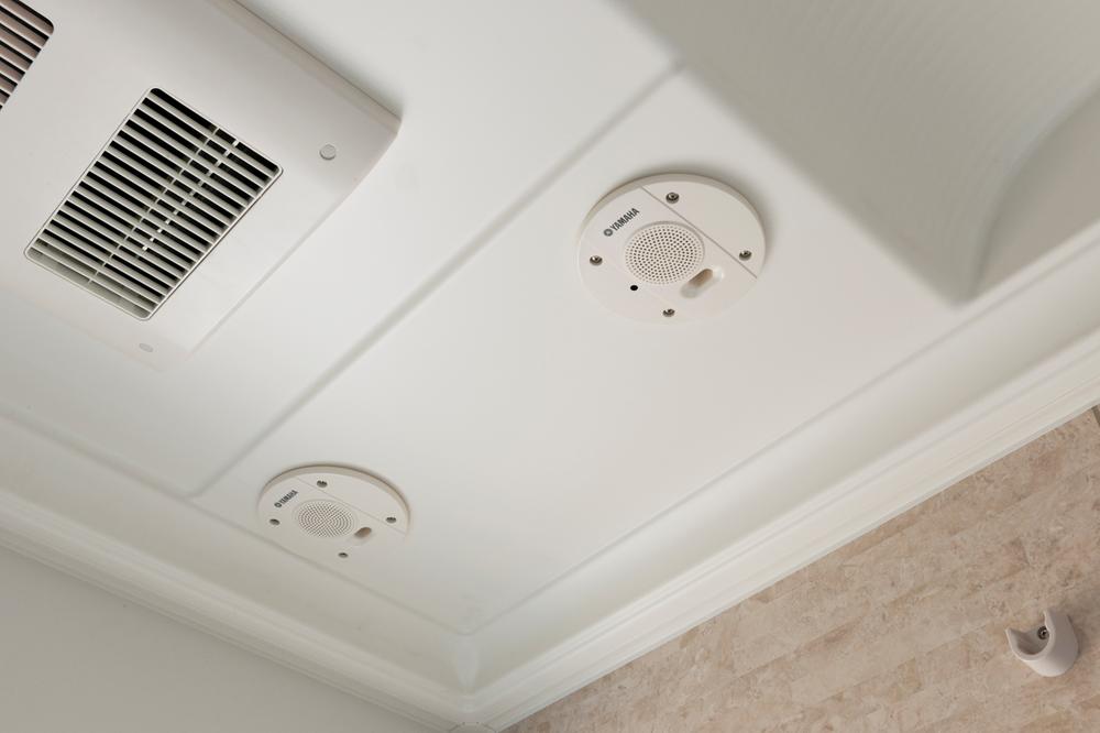 Bathroom. Bathroom with built-in speaker is, Heal the tired to relax while listening to music.