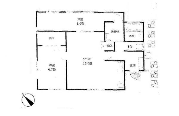 Floor plan. 13.8 million yen, 2LDK+S, Land area 174 sq m , Spacious made of building area 71.63 sq m site 21 tsubo