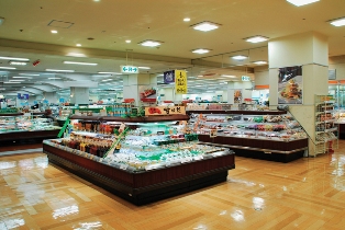 Supermarket. 1587m ion eucalyptus until the hill (super)