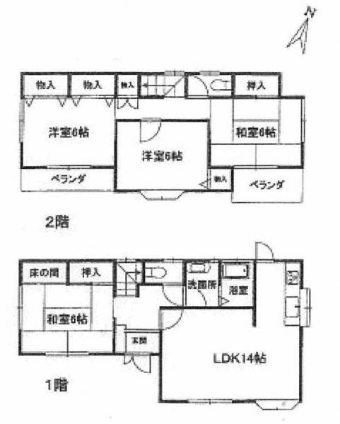 Floor plan. 11.8 million yen, 4LDK, Land area 120.97 sq m , Building area 95.2 sq m