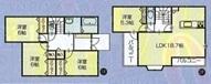 Floor plan. 22,800,000 yen, 4LDK, Land area 278.84 sq m , Building area 104.33 sq m Ishikawa Building 3 Floor