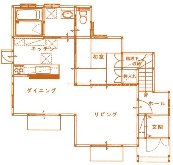 Floor plan. 27,800,000 yen, 4LDK, Land area 174.14 sq m , Building area 100.6 sq m 1F Plan view