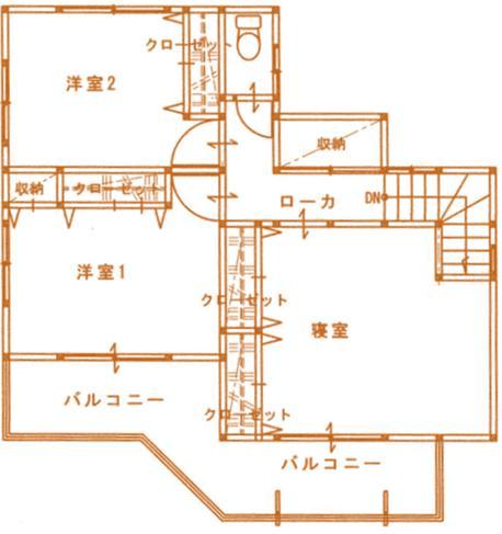 Floor plan. 27,800,000 yen, 4LDK, Land area 174.14 sq m , Building area 100.6 sq m 2F Plan view