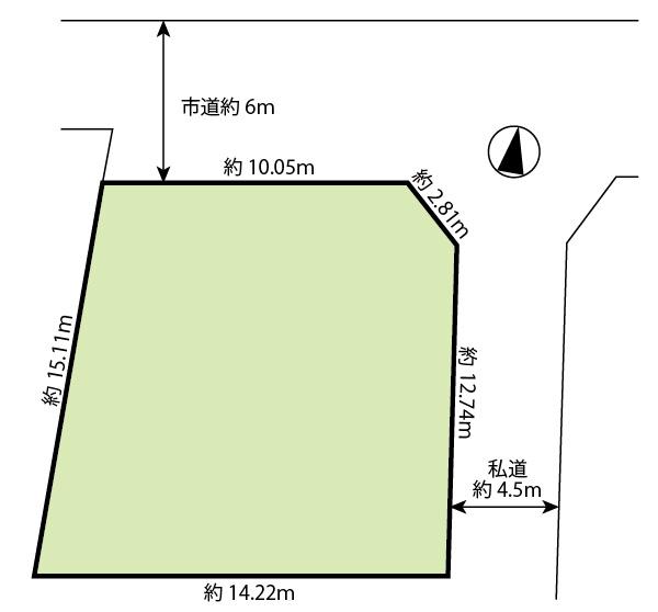 Compartment figure. Land price 19,800,000 yen, Land area 192.34 sq m compartment view