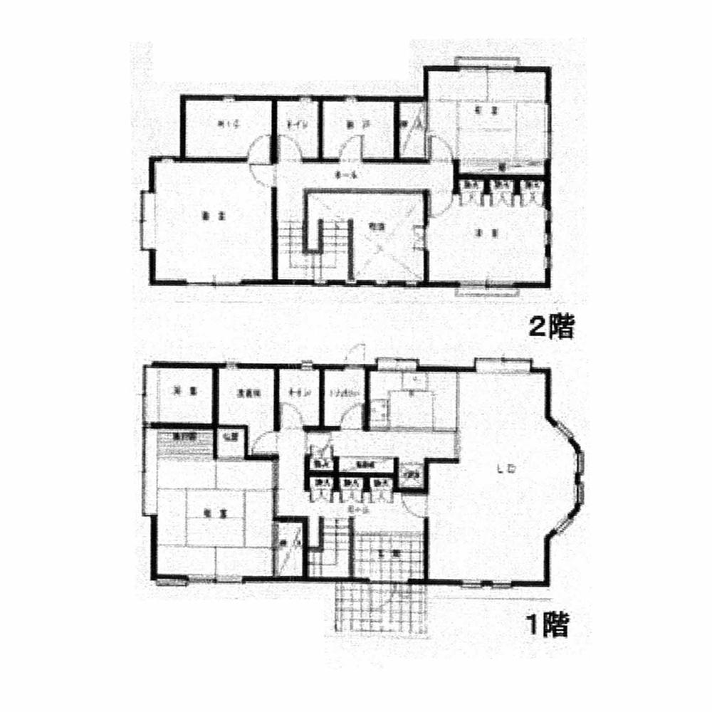 Floor plan. 19.3 million yen, 4LDK + S (storeroom), Land area 198.06 sq m , Building area 136.22 sq m