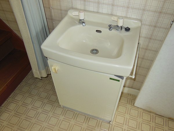 Washroom. Bathroom vanity