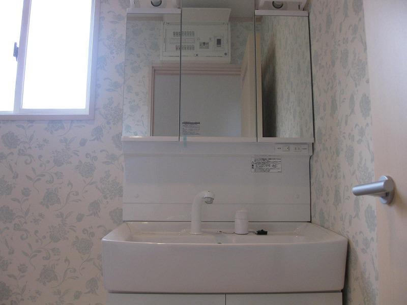 Wash basin, toilet. 2013 September shooting