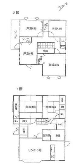 Floor plan. 22,800,000 yen, 6LDK, Land area 1771.51 sq m , Building area 140.76 sq m