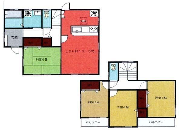 Floor plan. 15.8 million yen, 4LDK, Land area 333.18 sq m , Building area 93.55 sq m