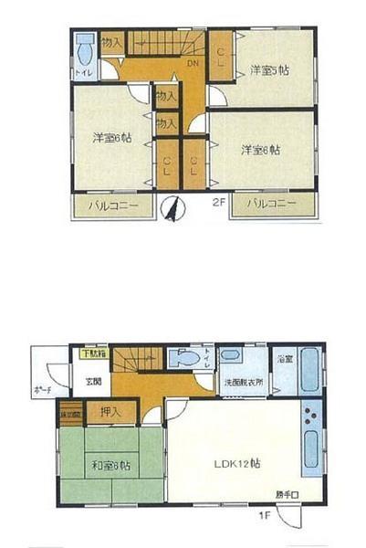 Floor plan. 16.8 million yen, 4LDK, Land area 326.86 sq m , Building area 93.55 sq m