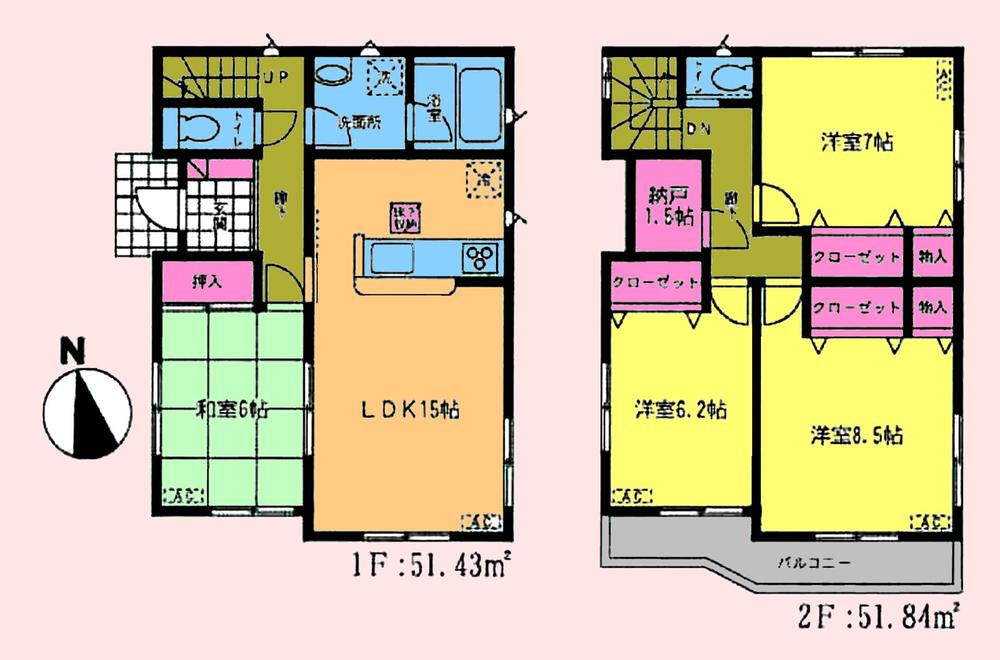 Floor plan. (4 Building), Price 18,800,000 yen, 4LDK+S, Land area 178.65 sq m , Building area 103.27 sq m