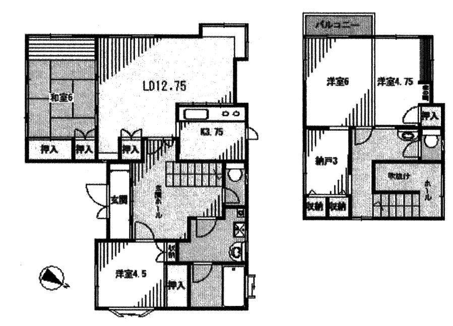 Floor plan. 16.5 million yen, 4LDK + S (storeroom), Land area 167.5 sq m , Building area 115.93 sq m