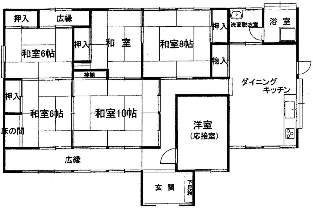 Floor plan. 22,800,000 yen, 6DK, Land area 2,686.77 sq m , Building area 131.9 sq m