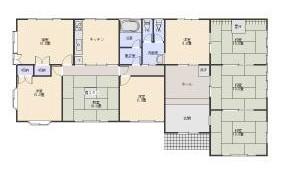 Floor plan. 29 million yen, 8LDK, Land area 1,646.2 sq m , Building area 180.47 sq m 8DK